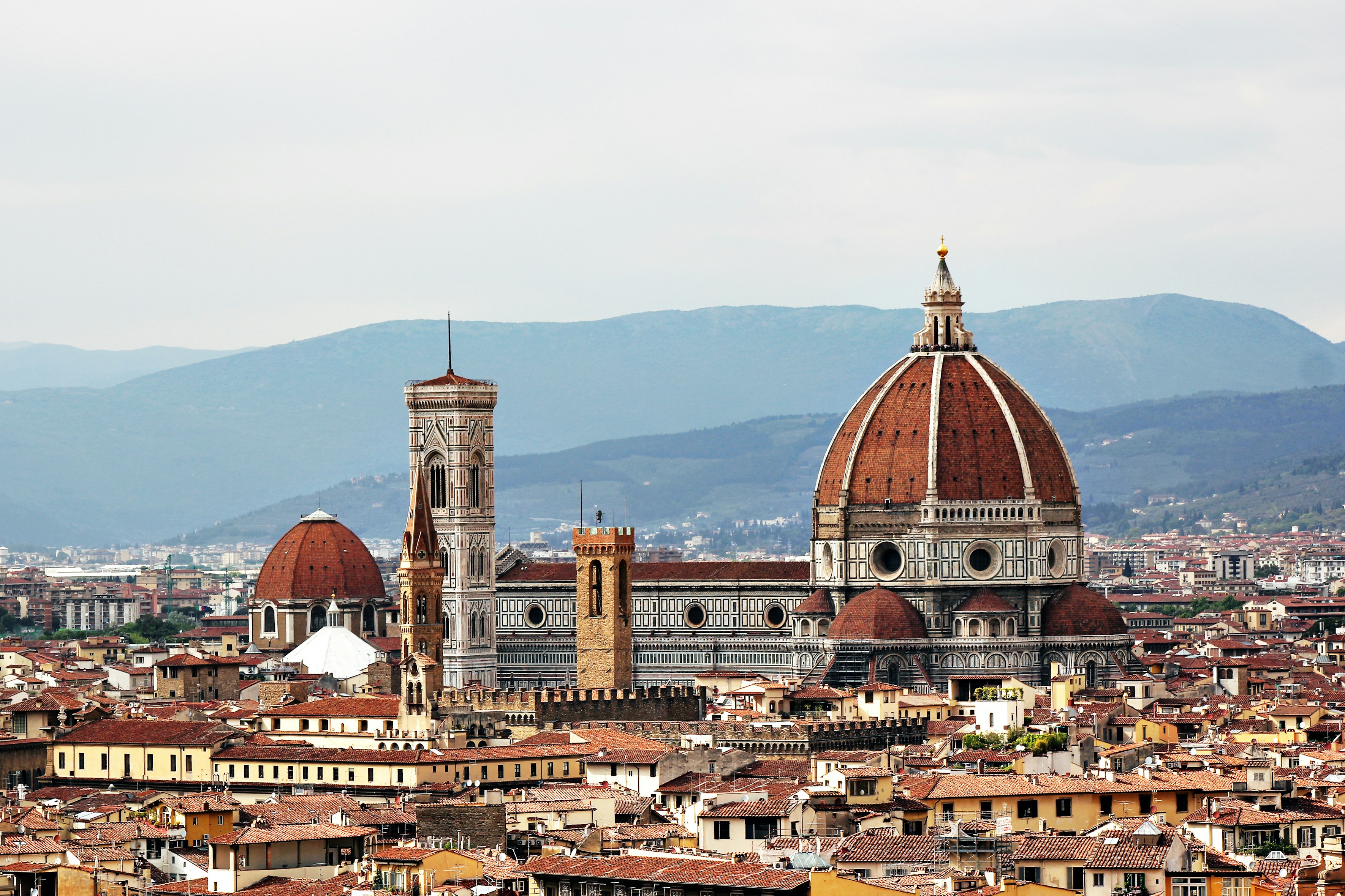 Vue de la cathédrale Santa Maria del Fiore à Florence