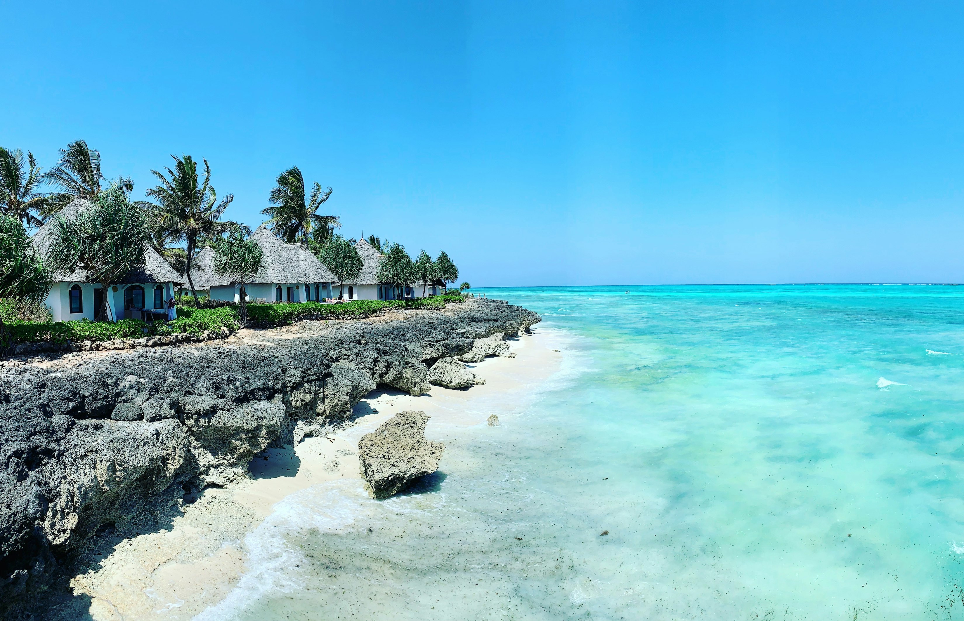 Plage de sable blanc à Nungwi, Zanzibar