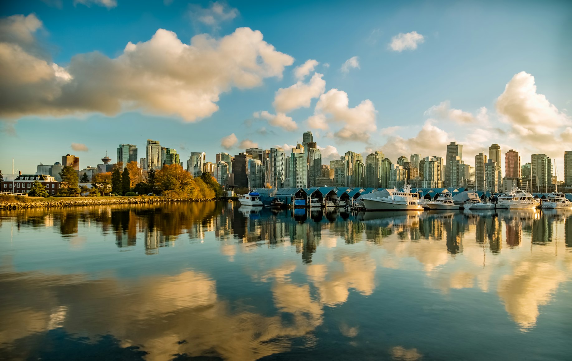 Vue panoramique de Vancouver