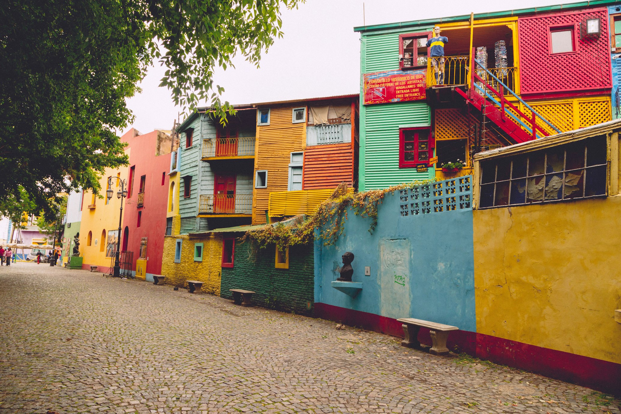 Vue sur le quartier de La Boca à Buenos Aires