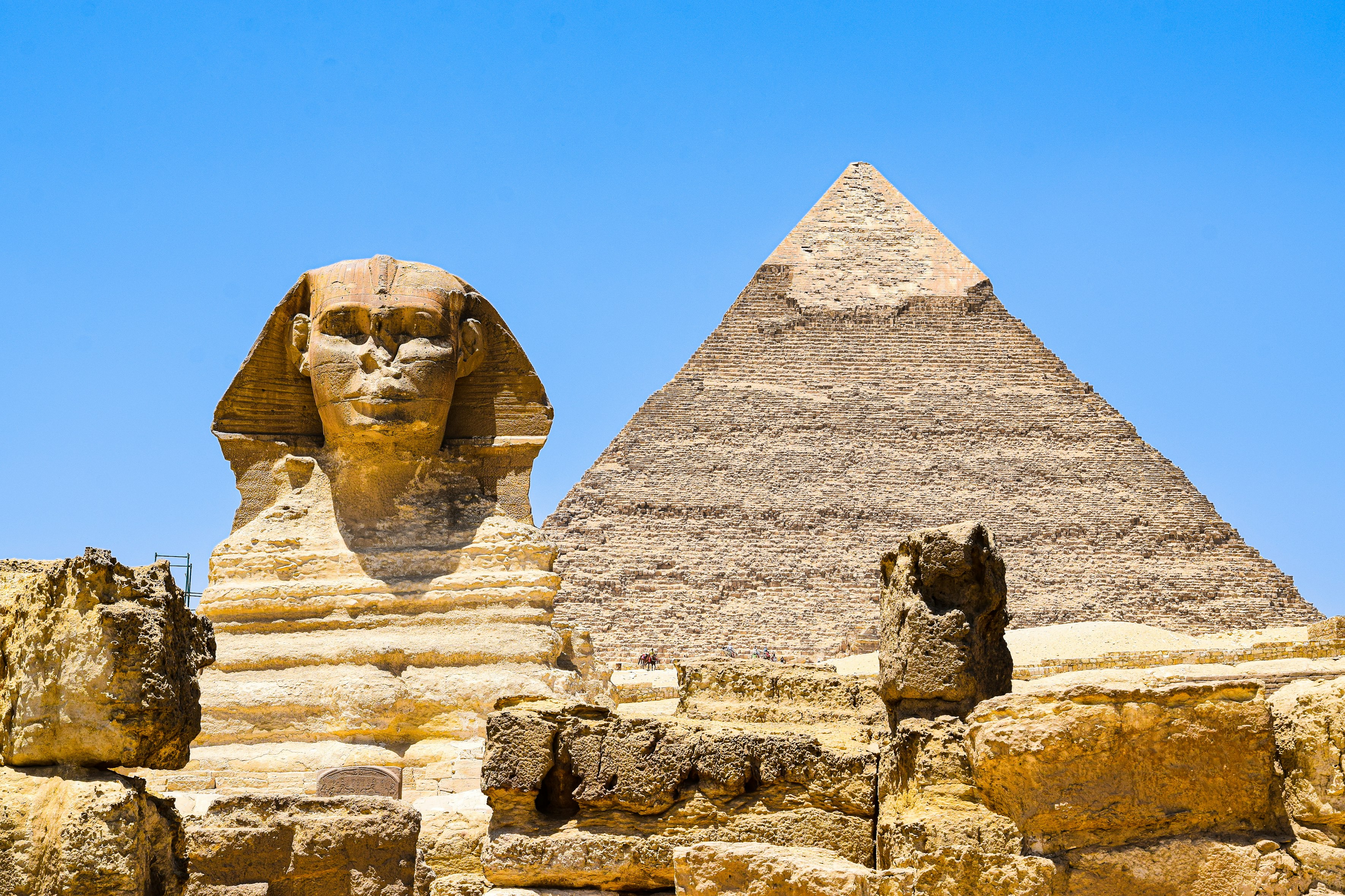 Les pyramides de Gizeh et la Grande Sphinx